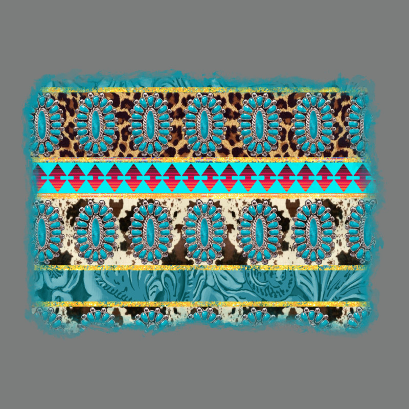 Turquoise Gemstone Background Premium Hoodie by AdoDesignShop | Teevron
