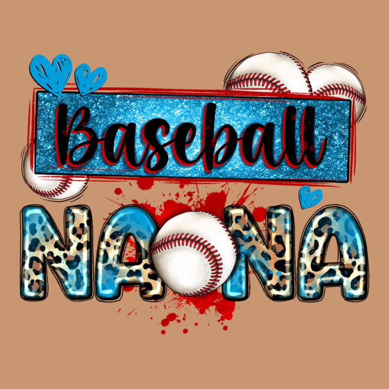Baseball Nana With Leopard Heavyweight Hoodie by Zillion Design Studio | Teevron