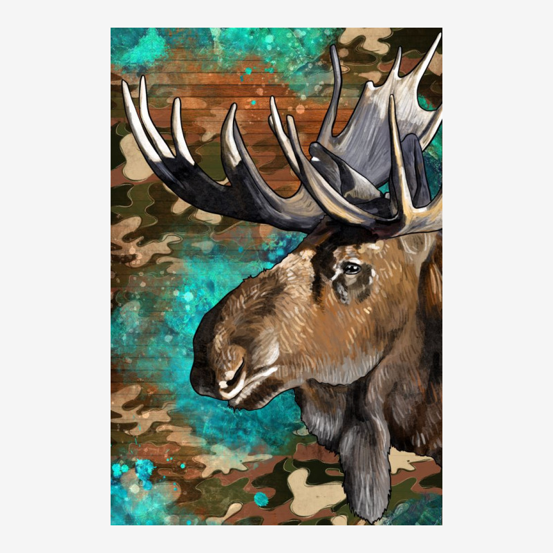 Western Camo Moose Urban Hoodie by LillyAllenDesigns | Teevron