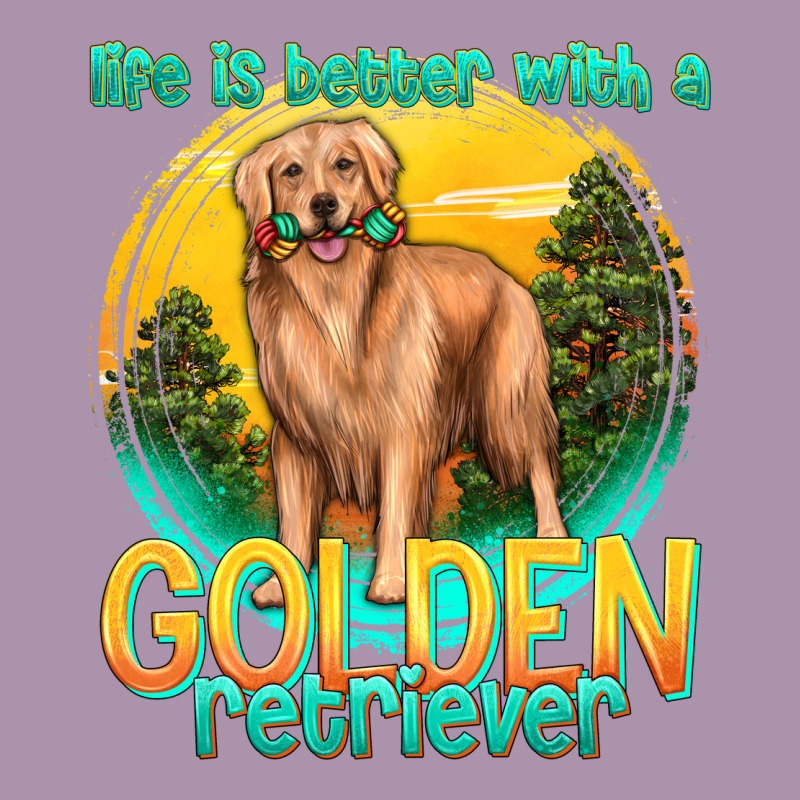 Life Is Better With A Golden Retriever Heavyweight Hoodie by texasbilliewilder | Teevron