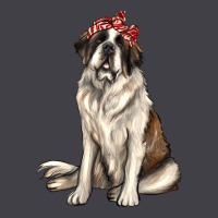 St Bernard With Bandanna Heavyweight Hoodie | Teevron