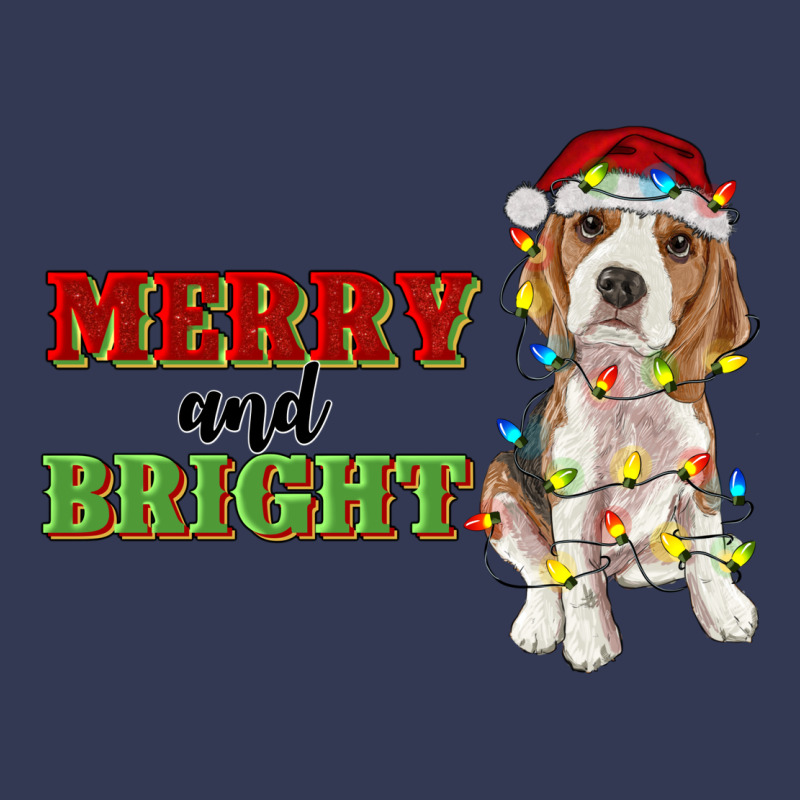 Merry And Bright Beagle Heavyweight Hoodie by RanaPortraitStore | Teevron