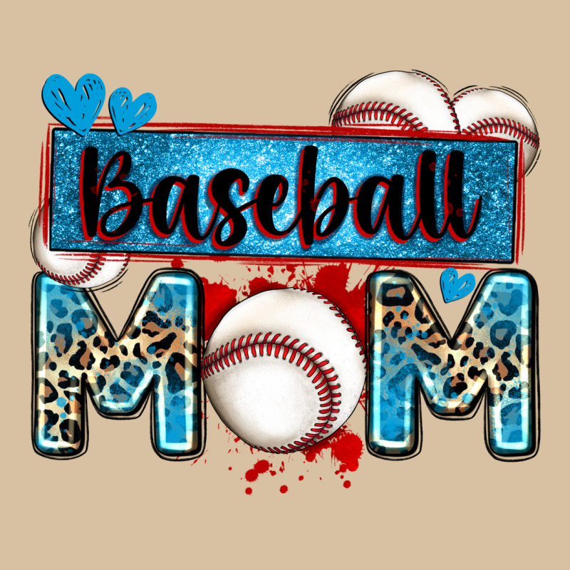 Baseball Mom With Leopard Heavyweight Hoodie by Zillion Design Studio | Teevron