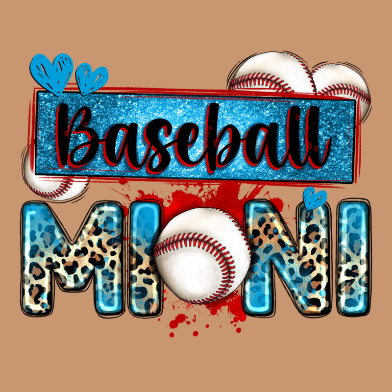 Baseball Mini With Leopard Heavyweight Hoodie by Zillion Design Studio | Teevron