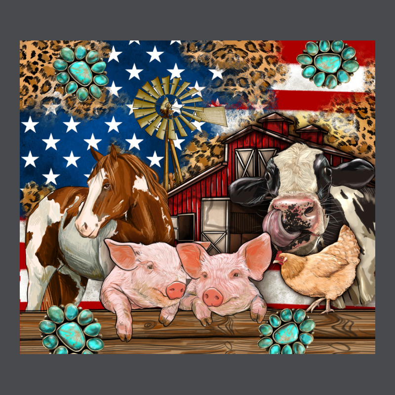 American Farm Animals Zipper Hoodie by RanaPortraitStore | Teevron