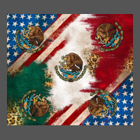 American With Mexican Flag Zipper Hoodie | Teevron