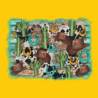 Cactus Cowboy Hat Background Premium Hoodie | Teevron