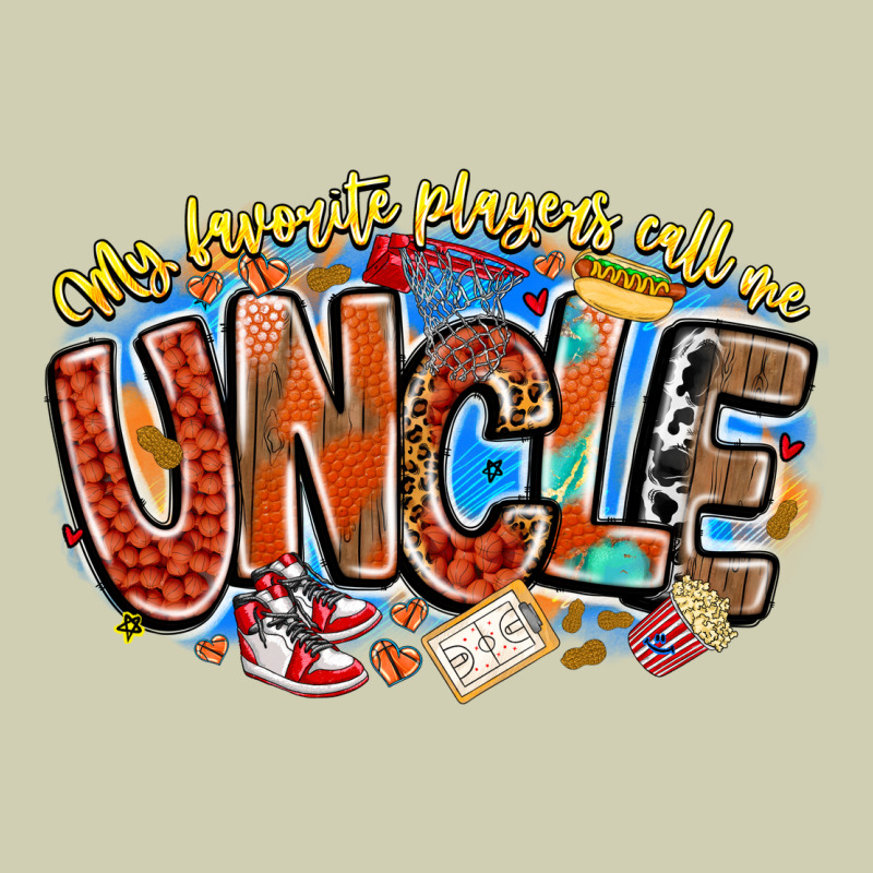 My Favorite Players Call Me Uncle Basketball Heavy Core Tee by CowhideDigitalArt | Teevron