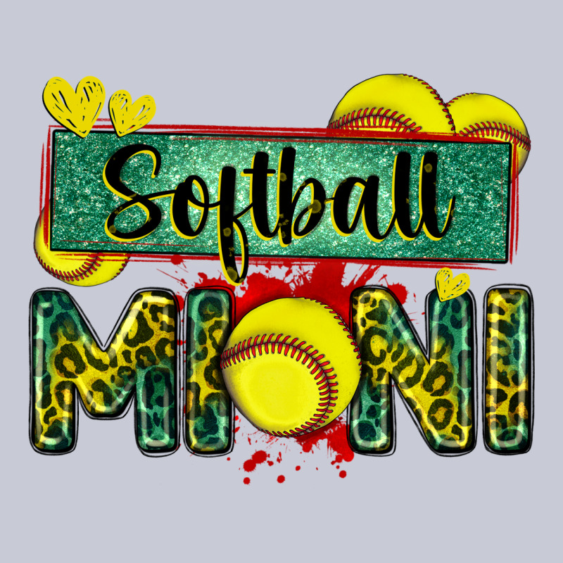 Softball Mini With Leopard Heavyweight Hoodie by Zillion Design Studio | Teevron