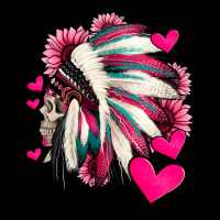 Indian Headdress With Hearts Valentine's Day Urban Hoodie | Teevron