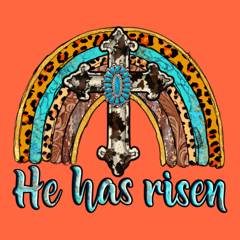 He Has Risen Rainbow Premium Hoodie by AdoDesignShop | Teevron