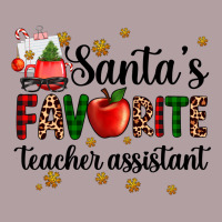 Santa's Favorite Teacher Assistant Vintage Hoodie | Teevron