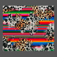 Cowhide Leopard Serape Zipper Hoodie | Teevron
