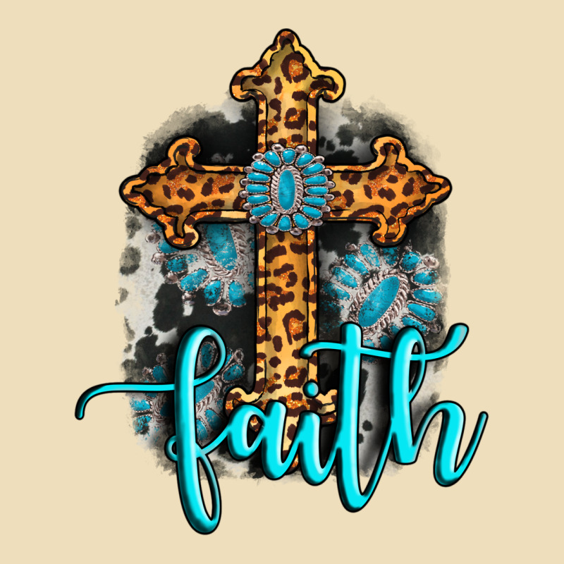 Faith Western Turquoise Premium Hoodie by AdoDesignShop | Teevron
