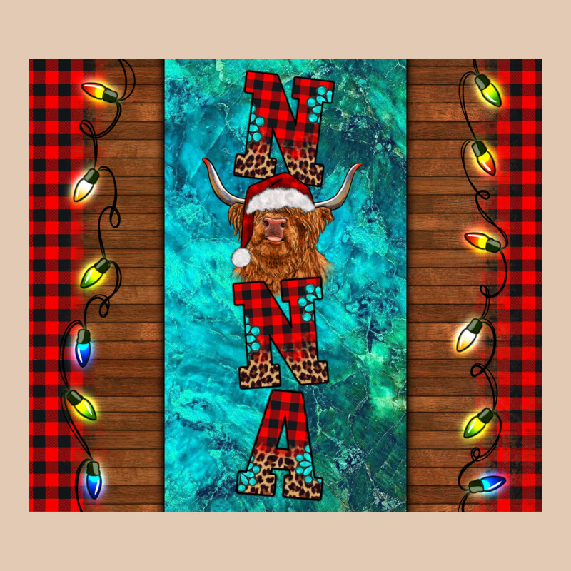 Nana Highland Cow Christmas Urban Hoodie by BarkalooDesign | Teevron