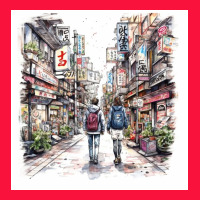 Japan Street Classic Tee | Teevron
