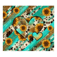 leopard sunflower hearts | Teevron