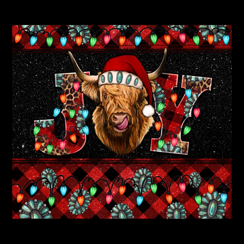 Highland Cow Joy Christmas Urban Hoodie by BarkalooDesign | Teevron