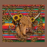 Serape Leopard Turquoise Sunflowers Cow Zipper Hoodie | Teevron