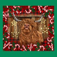 Christmas Highland Cow With Candy Canes Urban Hoodie | Teevron