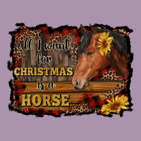 All I Want For Christmas Is A Horse Brown Horse Heavyweight Hoodie | Teevron