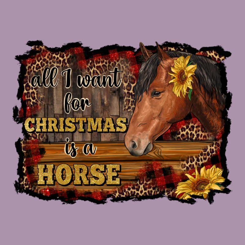 All I Want For Christmas Is A Horse Brown Horse Heavyweight Hoodie by RanaPortraitStore | Teevron