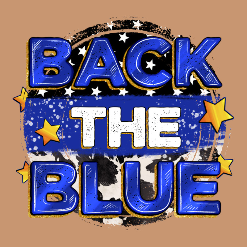 Back The Blue Heavyweight Hoodie by Zillion Design Studio | Teevron