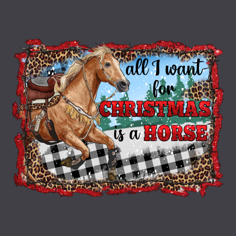 All I Want For Christmas Is A Horse  With Farm Heavyweight Hoodie by RanaPortraitStore | Teevron