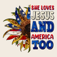 She Loves Jesus And America Too 4th Of July Premium Sweatshirt | Teevron