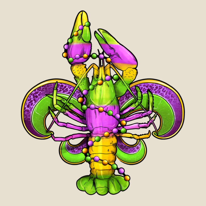 Mardi Gras Crawfish Fleur De Lis Urban Hoodie by Jasminsmagicworld | Teevron