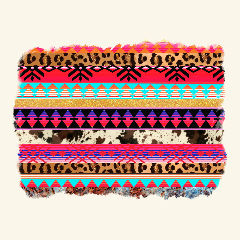 Aztec Western Leopard Cowhide Background Premium Hoodie by AdoDesignShop | Teevron