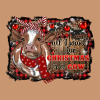 All I Want For Christmas Is A Cow Cowhide Heavyweight Hoodie | Teevron