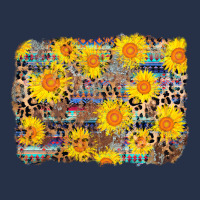 Aztec Sunflower Leopard Background Premium Hoodie | Teevron