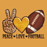 Peace Love Football Premium Hoodie | Teevron