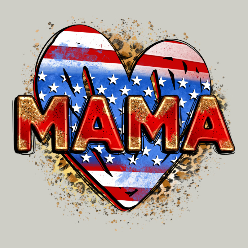 American Mama Heart Heavyweight Hoodie by Zillion Design Studio | Teevron