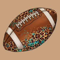 Western Football Leopard Turquoise Pattern Vintage Tee | Teevron
