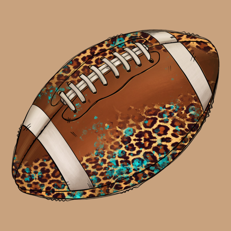 Western Football Leopard Turquoise Pattern Vintage Tee by Artiststas | Teevron