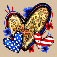 American Flag Heart Leopard Heavyweight Hoodie | Teevron
