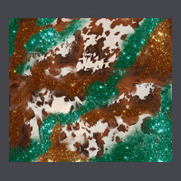 Brown Cowhide Glitter Long Sleeve Tee | Teevron