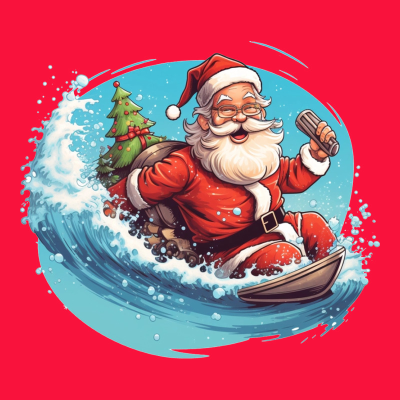 Surf Happy Santa Classic Tee by Unal Design | Teevron
