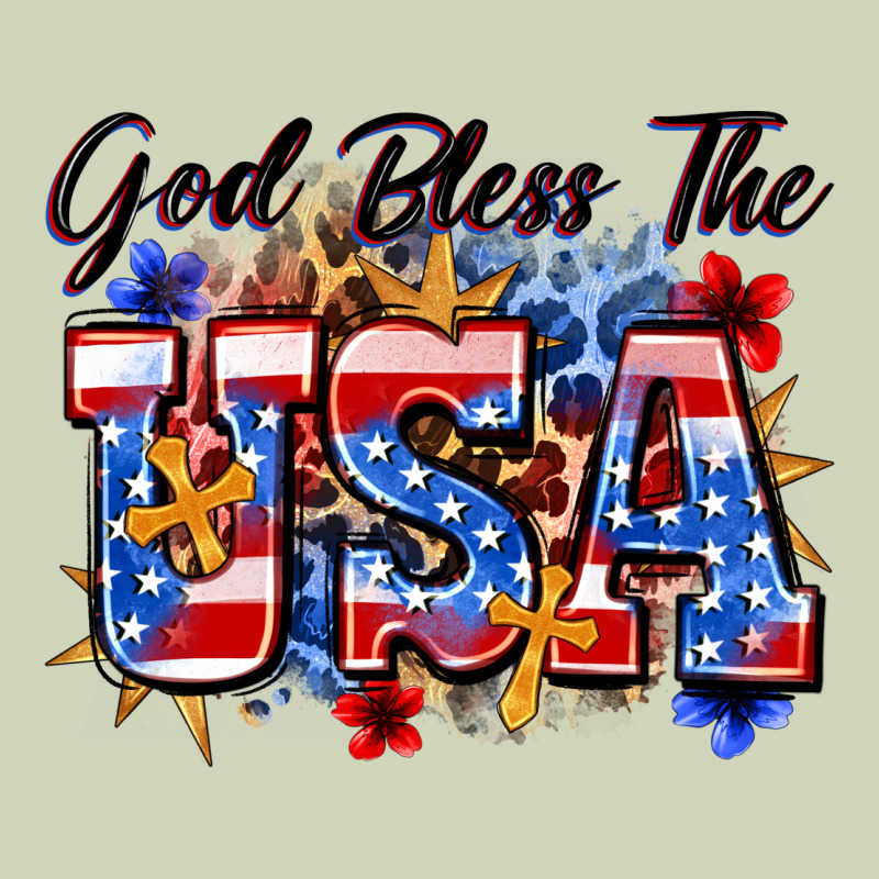 God Bless The Usa Heavyweight Hoodie by Zillion Design Studio | Teevron