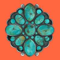 Turquoise Gemstone Premium Hoodie | Teevron