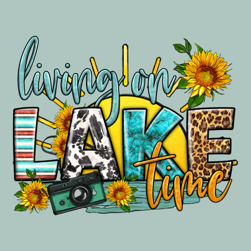 Living On Lake Time Premium Sweatshirt by HRA Design Shop | Teevron