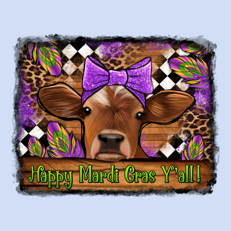 Happy Mardi Gras Y'all Cow Urban Hoodie by Jasminsmagicworld | Teevron