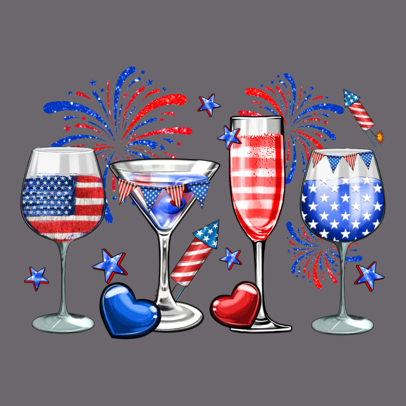 4th Of July Wine Glasses Premium Sweatshirt by Neo Western | Teevron