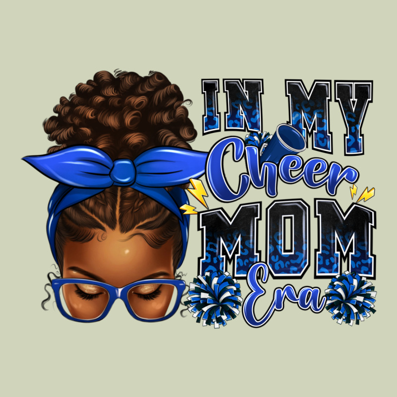 In My Cheer Mom Era Afro Messy Bun Heavyweight Hoodie by texasbilliewilder | Teevron