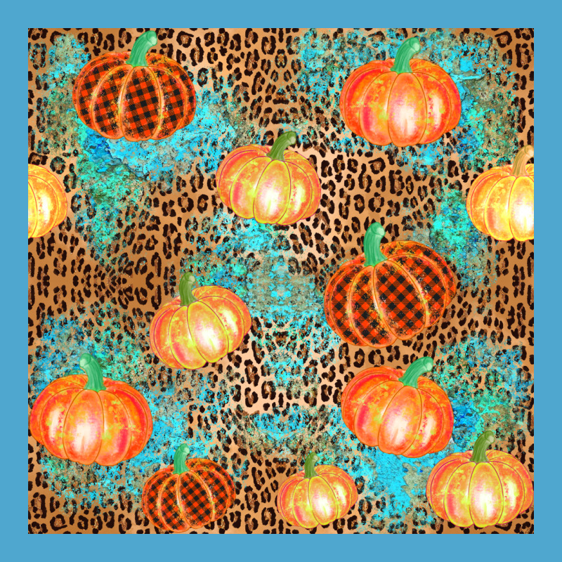 Plaid Fall Pumpkin Seamless Premium Hoodie by AdoDesignShop | Teevron