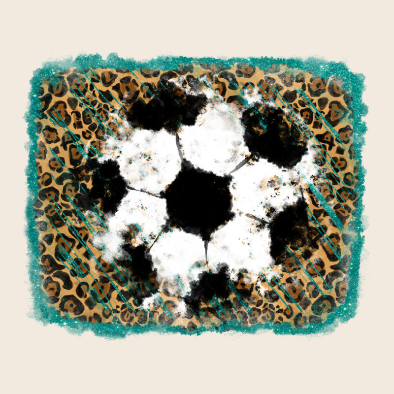 Glitter Soccer Leopard Zipper Hoodie by RanaPortraitStore | Teevron