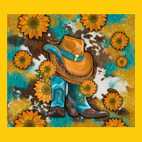 Sunflowers And Cowboy Boots With Cowhide And Glitter Tumbler Premium Hoodie | Teevron