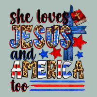 She Loves Jesus And America Too Heavyweight Hoodie | Teevron